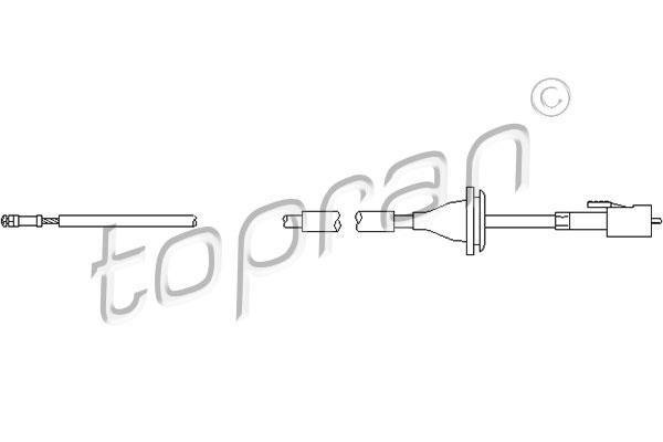 Купити 103 336 Topran Трос спідометра Transporter T3 (1.6, 1.7, 1.9, 2.0, 2.1)