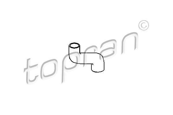 Купить 205 721 Topran Патрубок радиатора Opel