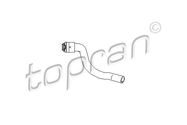 Патрубок радіатора 207 687 Topran фото 1