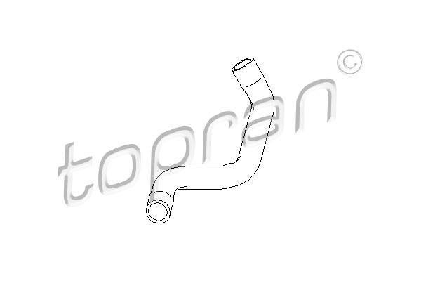 Купить 207 335 Topran Патрубок радиатора Astra G (2.0 DI, 2.0 DTI 16V, 2.2 DTI)