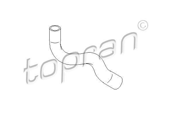 Купить 700 498 Topran Патрубок радиатора Symbol (1, 2) 1.4
