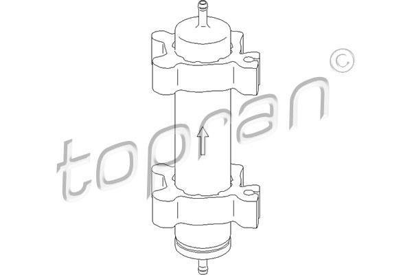 Купити 500 741 Topran Паливний фільтр  БМВ Е46 (2.0, 3.0)