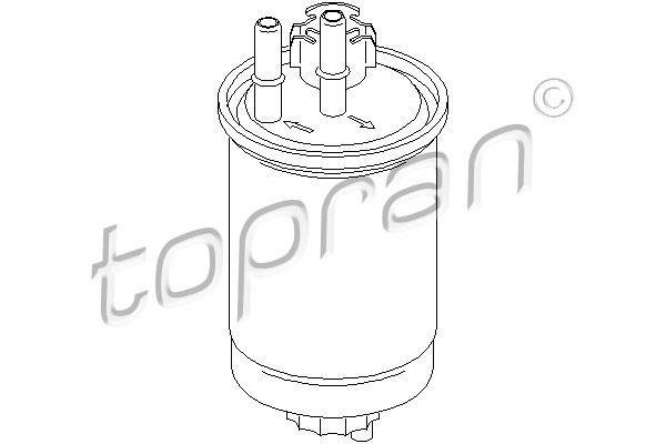 Купить 302 129 Topran Топливный фильтр  Transit Connect 1.8 Di