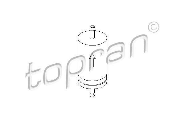 Купить 103 993 Topran Топливный фильтр  Инка (1.4 16V, 1.4 i, 1.6 i)