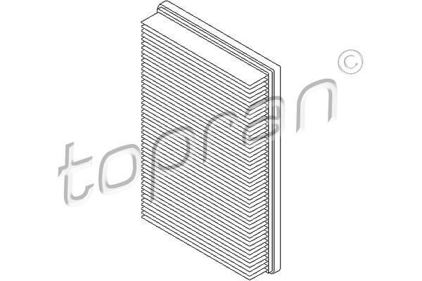 Купить 206 054 Topran Воздушный фильтр  Corsa C (1.0, 1.2, 1.4, 1.7, 1.8)