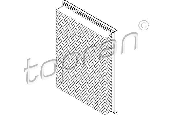 Купить 205 633 Topran Воздушный фильтр  Зафира (А, Б) (1.6, 1.8, 2.0)