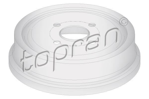 Купити 205 238 Topran Гальмівний барабан Opel