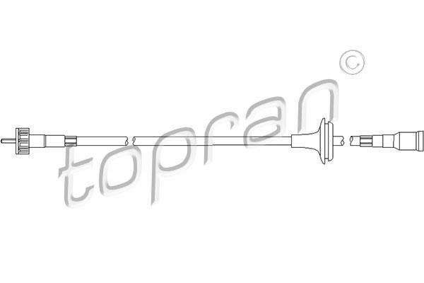 Купити 205 931 Topran Трос спідометра Corsa B (1.4 i 16V, 1.6 GSI 16V, 1.6 i 16V)