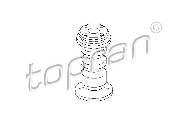Купити 104 343 Topran Відбійник амортизатора  Ауді 90 (2.2 E, 2.3 E 20V)