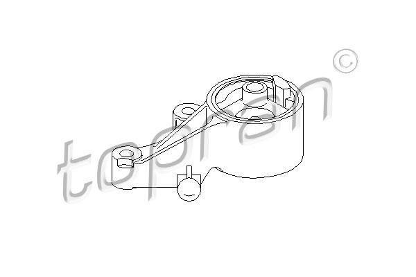 Купить 206 566 Topran Подушка двигателя Астра Г (2.0, 2.2)