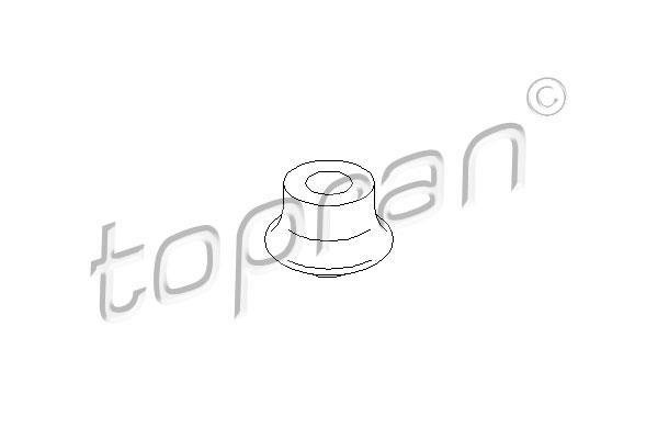 Купить 104 277 Topran Подушка двигателя Audi 80