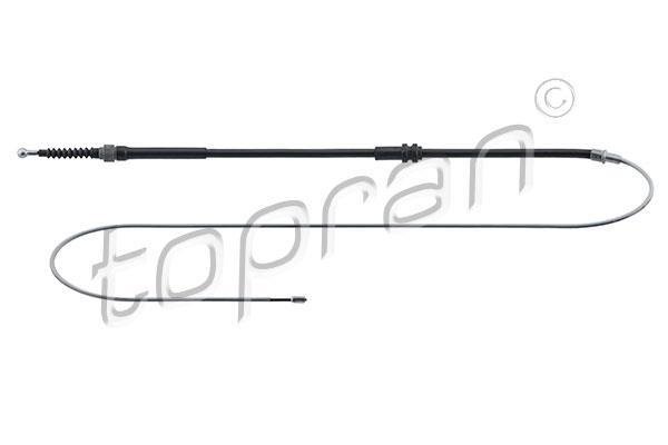 Купить 116 396 Topran Трос ручника Кадди (2.0 TDI 16V 4motion, 2.0 TDI 4motion)