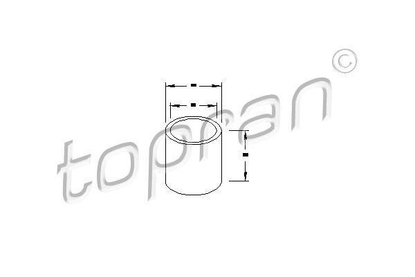 Купить 100 053 Topran Втулка стартера Алхамбра (1.8 T 20V, 1.9 TDI, 2.0 i)