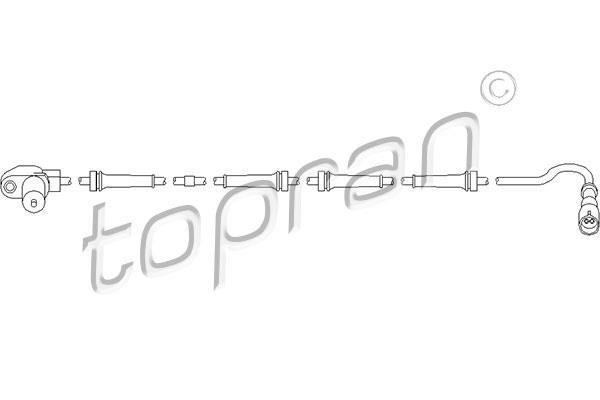 Купить 111 075 Topran Датчик АБС Transporter T4 (1.9, 2.0, 2.4, 2.5)