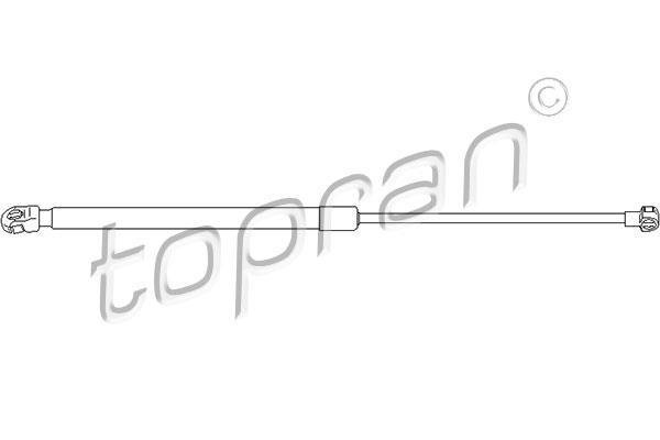 Купить 112 069 Topran Амортизатор багажника Polo (1.2, 1.4, 1.6, 1.8, 1.9)