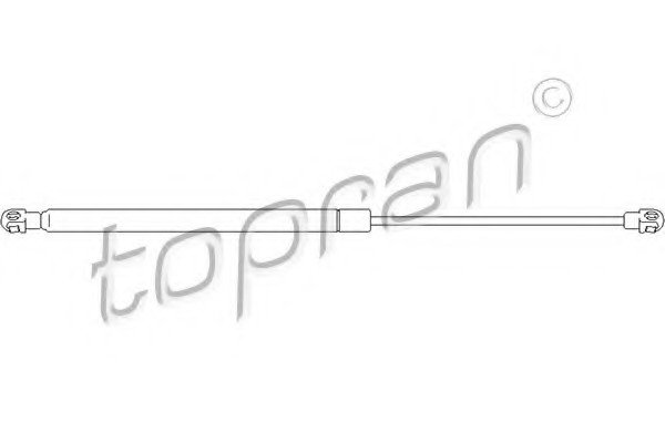 Купить 301 035 Topran Амортизатор багажника Fiesta 3