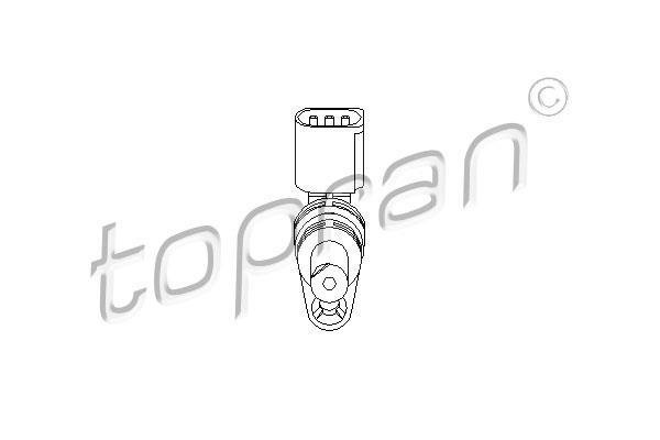 Купить 111 380 Topran Датчик коленвала Bora (1.4 16V, 1.6 16V)