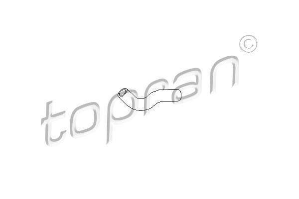 Патрубок радіатора 100 841 Topran фото 1