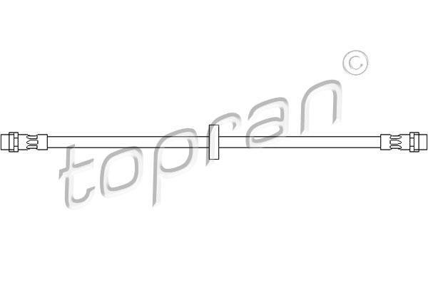 Купить 103 839 Topran Тормозной шланг Пассат (Б3, Б4) (1.6, 1.8, 1.9, 2.0, 2.8)