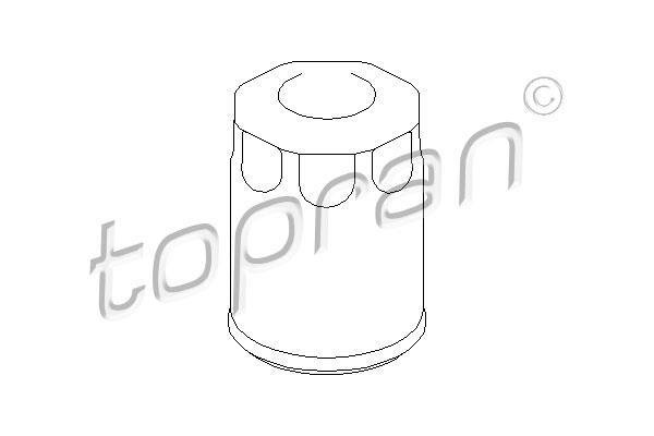 Купить 201 303 Topran Масляный фильтр  Kadett (1.6 D, 1.7 D)