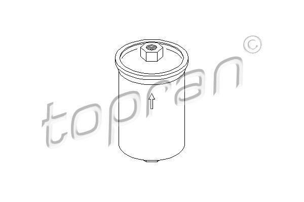 Купить 104 393 Topran Топливный фильтр  Peugeot 405 (2.0, 2.0 T 16 X4, 2.0 X4)