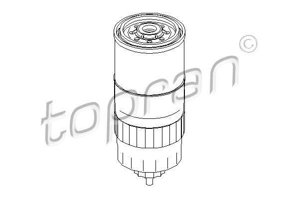 Купить 100 316 Topran Топливный фильтр  Ауди А6 (С4, С5) (1.9 TDI, 2.5 TDI, 2.5 TDI quattro)