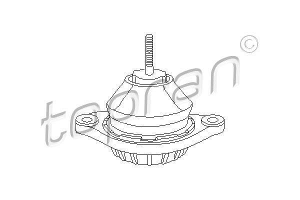 Купить 107 062 Topran Подушка двигателя Audi 90 (2.2 E, 2.3 E 20V)