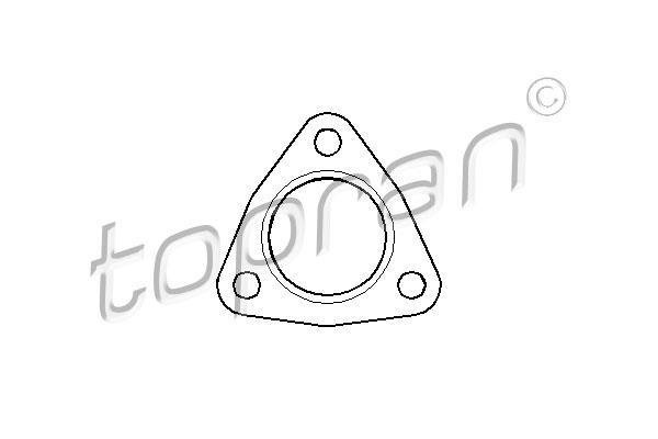 Купить 107 209 Topran Прокладки глушителя Volkswagen LT 46 2.5 TDI