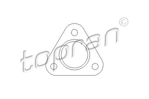 Купить 107 207 Topran Прокладки глушителя Sharan (1.8, 2.8)
