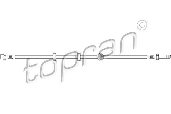 Купить 110 401 Topran Тормозной шланг Polo (1.4, 1.6, 1.7, 1.8, 1.9)