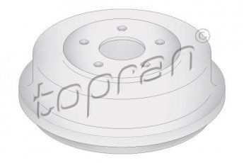 Купити 302 250 Topran Гальмівний барабан Transit Connect (1.8 16V, 1.8 Di, 1.8 TDCi)