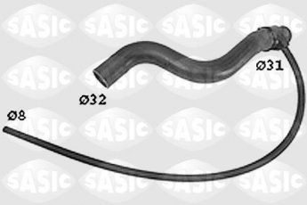 Купить SWH6819 Sasic Патрубок радиатора Passat (B3, B4) (1.6, 1.8, 2.0)