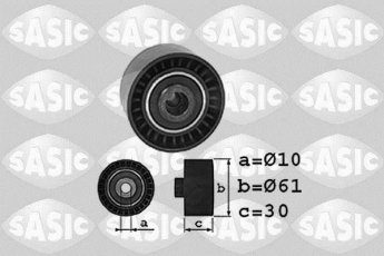 Купить 1700028 Sasic Ролик приводного ремня Transit Connect 1.6 TDCi, D-наружный: 61 мм, ширина 30 мм