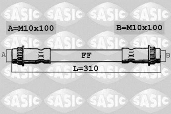 Купить 6604033 Sasic Тормозной шланг Duster (1.5 dCi, 1.6 16V)
