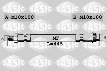 Купити 6600031 Sasic Гальмівний шланг Berlingo B9 1.6