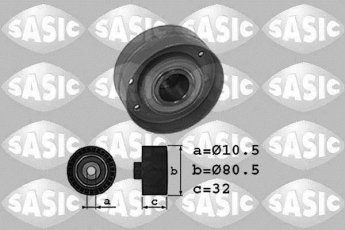 Купить 1704004 Sasic Ролик приводного ремня Espace 2.2 12V TD, D-наружный: 80,5 мм, ширина 32 мм