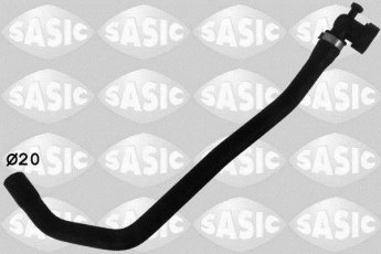 Купить 3400125 Sasic Патрубок радиатора Peugeot 207 (1.4, 1.4 16V, 1.6 16V)