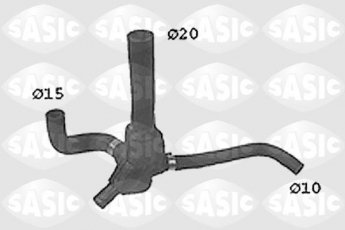 Купить SWH4279 Sasic Патрубок радиатора Clio 1 (1.8, 1.8 Rsi)