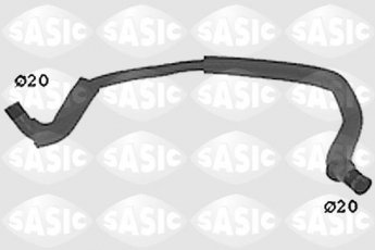 Купить SWH0508 Sasic Патрубок радиатора Peugeot 405 (1.9 D, 1.9 TD)