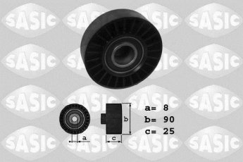 Купить 1626171 Sasic Ролик приводного ремня Transporter (2.0, 2.4, 2.5), D-наружный: 90 мм, ширина 25 мм