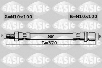 Купить 6606182 Sasic Тормозной шланг Focus 1 (1.4, 1.6, 1.8, 2.0)