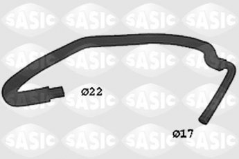 Купить SWH0461 Sasic Патрубок радиатора Пежо 405 (1.6, 1.9)