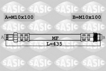 Купить 6604035 Sasic Тормозной шланг Movano (1.9, 2.2, 2.5, 2.8)