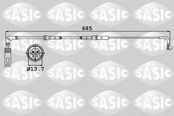 Купить 6236009 Sasic Датчик износа тормозных колодок БМВ Е60 (Е60, Е61)