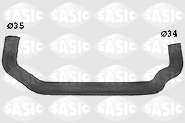 Купить SWH0463 Sasic Патрубок радиатора Peugeot 405 (1.8, 1.9)