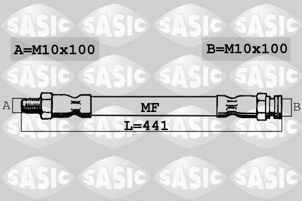 Купить 6600024 Sasic Тормозной шланг Boxer (2.2, 3.0)