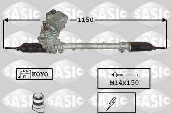 Купить 7176061 Sasic Рулевая рейка A-Class W169 (1.5, 1.7, 2.0)