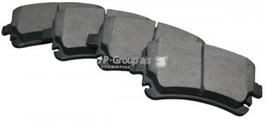 Купити 1163706510 JP Group Гальмівні колодки задні Audi A4 (B6, B7) (RS4 quattro, S4 quattro) без датчика зносу