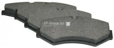 Купить 1163705610 JP Group Тормозные колодки задние Sprinter 903 (0.0, 2.1, 2.3, 2.7, 2.9) подготовлено для датчика износа колодок