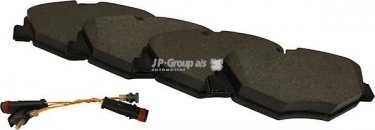 Купить 1363600810 JP Group Тормозные колодки передние подготовлено для датчика износа колодок